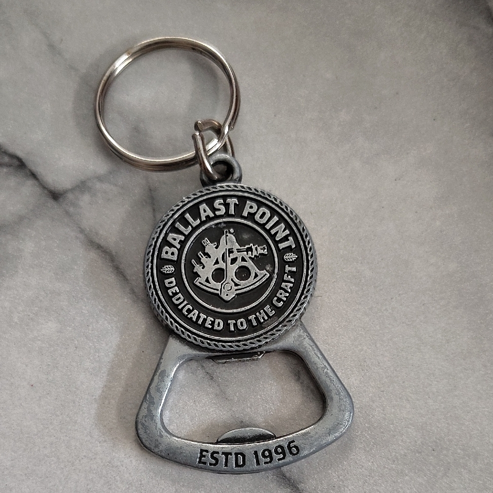 Ballast Point Silver Key Holder & Bottle Opener